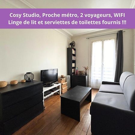 Cosy Studio - Proche Metro - 2 Voyageurs Lägenhet Levallois-Perret Exteriör bild